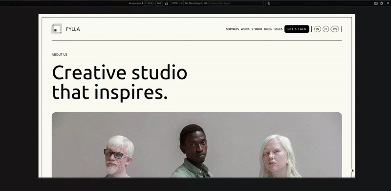 Landing Page Responsive Preview