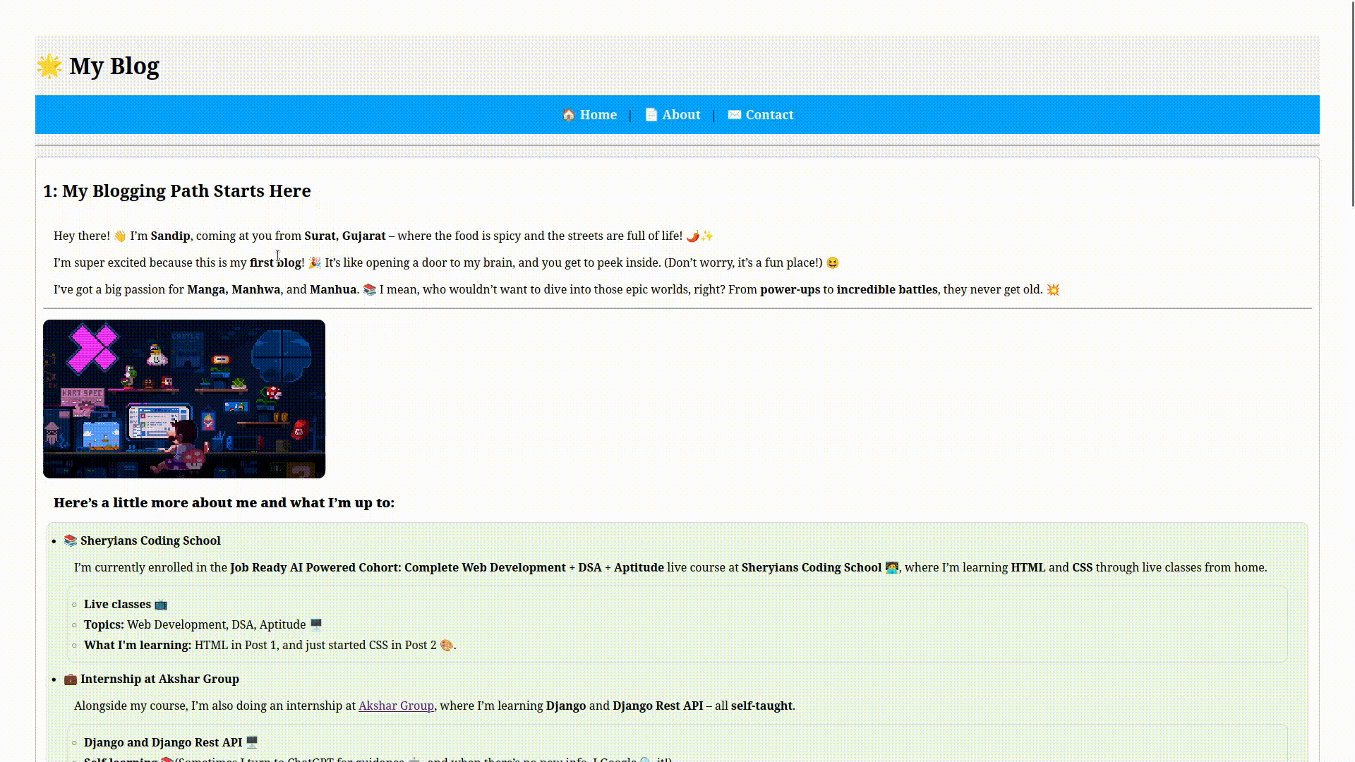 Styled Blog & Form Preview